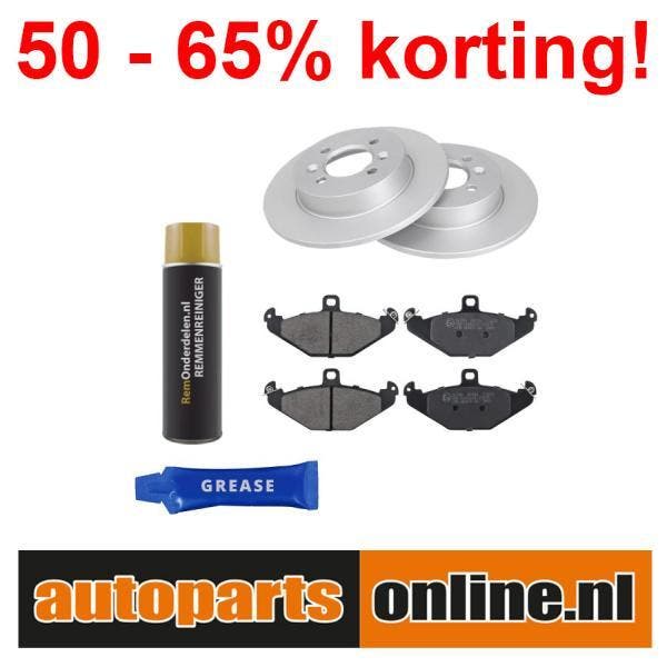 Remschijven + Remblokken Renault Laguna achterzijde, Auto-onderdelen, Besturing, Nieuw, Renault, Verzenden