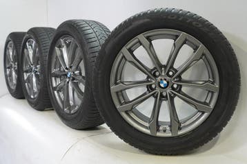 BMW X3 X4 G01 G02 691 19 inch velgen Pirelli Runflat Winterb, Auto-onderdelen, 19 inch, Gebruikt, Velg(en), Winterbanden