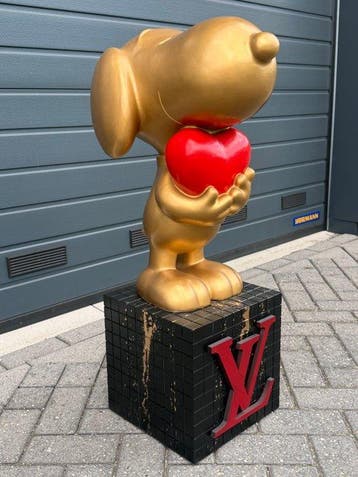 Daluxe Art - 1999 • XXL LV Snoopy Display – 95 cm