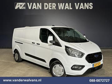 Ford Transit Custom | 2.0 TDCI 130pk L2H1 Euro6 Airco |, Gebruikt, Euro 6, Wit, Dealer onderhouden