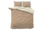 Sleeptime Twin Face Creme/Taupe - 140 x 220, Nieuw