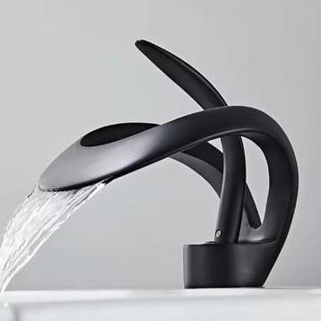 Waterval Wastafelkraan Messing Warm en Koud Water Mengkraan, Verzenden, Nieuw