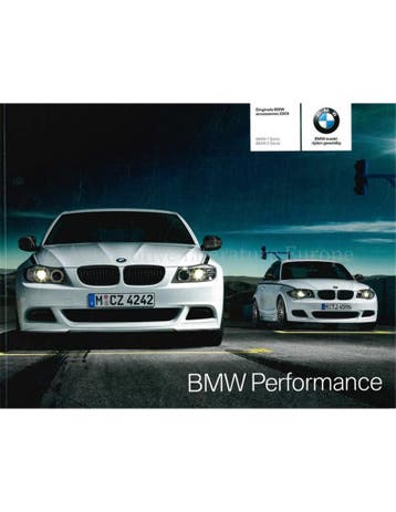 2009 BMW PERFORMANCE ACCESSOIRES BROCHURE NEDERLANDS, Boeken, Nieuw, BMW, Author