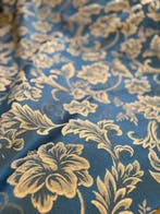Venetiaanse gouden bloemen, ramages, damaststof - Textiel -