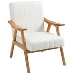 TRUUSK Gestoffeerde Fauteuil Lounge Stoel - Fluweel Look - A, Verzenden, Nieuw