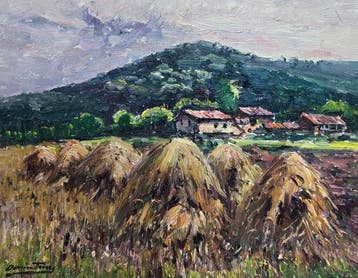 Josep Damián Torres (1921–2008) - Campos de oro - no reserve