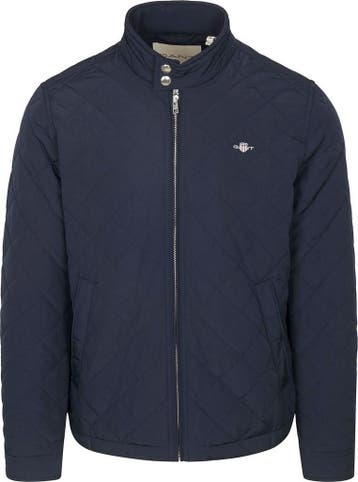 Gant Jas Gewatteerd Navy maat S Heren, GANT, Nieuw, Maat 46 (S) of kleiner, Verzenden