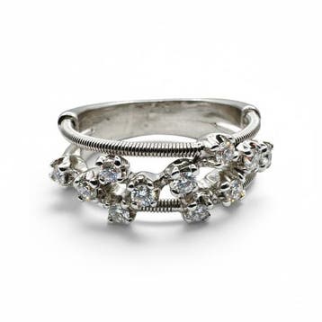 Marco Bicego - Ring - 18 karaat Witgoud - diamanten, Nieuw