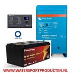 Victron MultiPlus 12/1600 + Perfektium PL-LCD LiFePo4 12.8V, Verzenden, Nieuw, Overige typen