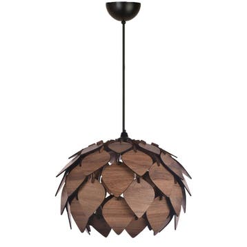 Evila Hanglamp - Bruin - Nieuw/Ongebruikt - mdf - Tweedekans, Huis en Inrichting, Ophalen of Verzenden, Nieuw, Scandinavisch
