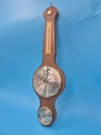 Klassische Wandwetterstation aus Holz – Barometer,, Antiek en Kunst