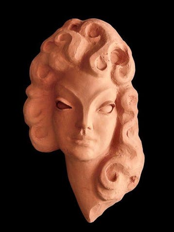 Beeld, Grand masque murale féminin art déco - vers 1950 - 33