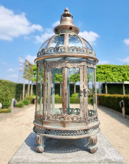 Lantaarn - Glas, Antiek en Kunst, Kunst | Designobjecten