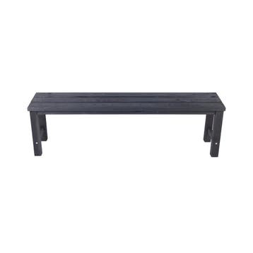 Tuinbank Romo Zwart 150cm, Verzenden, Nieuw, Hout