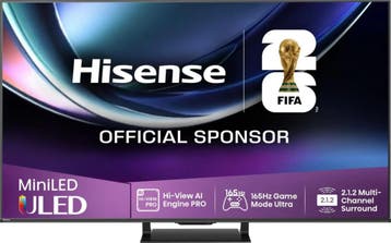 Hisense 55U7QTPRO - 55 inch - 4K ULED - 165 Hz - Smart TV -, Ophalen of Verzenden, Nieuw