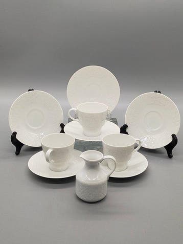 Koffieservies - Hutschenreuther Porzellan Kaffeeservice Weiß