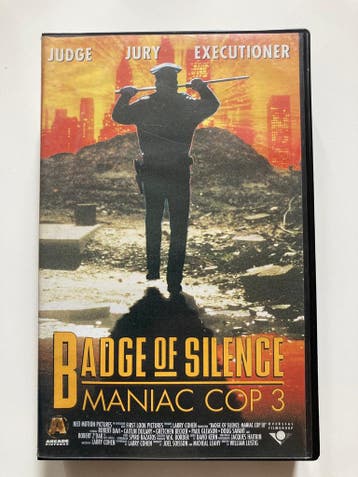 MANIAC COP 3 BADGE OF SILENCE (PLEASE READ REMARKS) (VHS), Cd's en Dvd's, Verzenden, Gebruikt