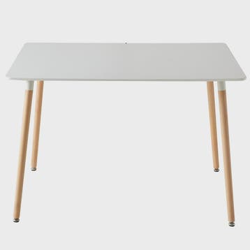 Moderne Rechthoekige Eettafel 110cm - Scandinavisch Design v, Huis en Inrichting, Verzenden, Nieuw