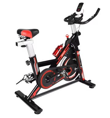 Hometrainer – Verstelbare Weerstand, LCD Display en Hartslag, Sport en Fitness, Verzenden, Nieuw