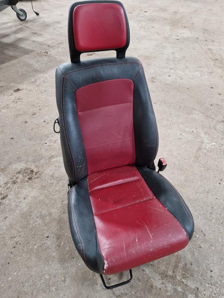 Lederen stoel Fiat Seicento Sporting, Auto-onderdelen, Interieur en Bekleding, Gebruikt, Fiat, Ophalen