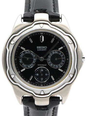 Seiko - Lucent Triple Calendar Titanium - Zonder