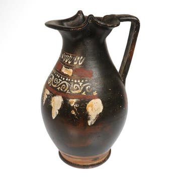 Oud-Grieks, Apuliaans Terracotta Versierde Chous (Hattat &