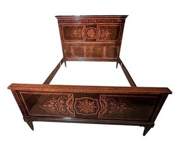 Bed (4) - Hout - Antiek bed Lodewijk XVI, Antiek en Kunst