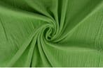 10 meter mousseline stof - mintgroen - Double gauze, 120 cm of meer, Ophalen of Verzenden, Katoen, Groen