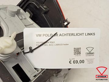 VW Polo 6R Achterlicht Links Compleet Origineel!, Ophalen, Gebruikt, Volkswagen