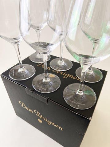Wijnglas (6) - Kristal - Dom Perignon wijnglazen