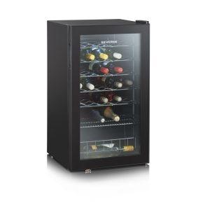 Wijnkoelkast | Staal | Zwart | 95 Liter | 47 × 48.2 × 84 c, Zakelijke goederen, Horeca | Keukenapparatuur, Verzenden