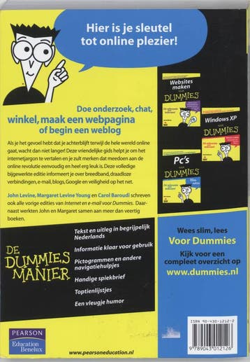 Internet en e-mail voor Dummies / Voor Dummies 9789043012126, Boeken, Informatica en Computer, Verzenden, Gelezen, J. Levine