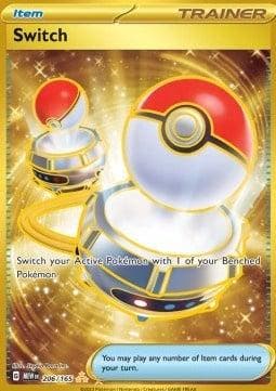 Pokémon TCG - Switch - 151 - 206/165 (Singles Pokemon TCG), Verzenden, Zo goed als nieuw