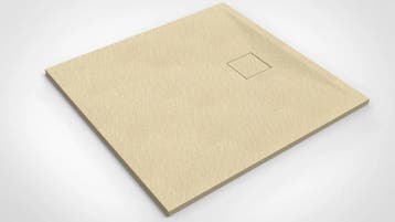 Douchebak BWS Naxos Stonelook SMC 90x90 Cm Mat Beige, Doe-het-zelf en Verbouw, Sanitair, Ophalen of Verzenden, Nieuw, Douche
