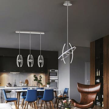 LED Hanglamp - Hangverlichting - Optra - 36W - Natuurlijk, Ophalen of Verzenden, Nieuw, Metaal
