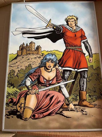 De Rode Ridder - Standaard Uitgeverij - emaille plaat - 2008, Boeken, Nieuw