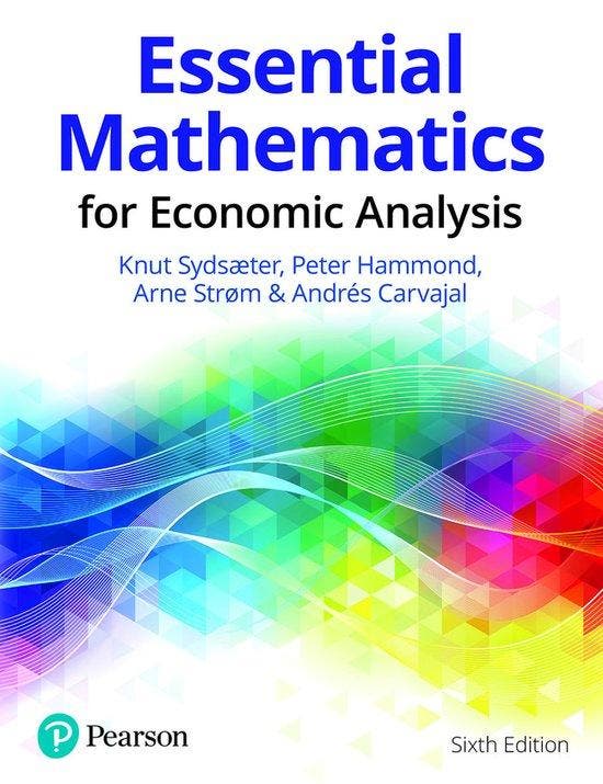 Essential Mathematics for Economic Analysis 9781292359281, Boeken, Taal | Engels, Zo goed als nieuw, Verzenden