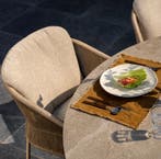 Florence Prado dining tuinset 130xH75 cm rond 5 delig, Tuin en Terras, Tuinsets en Loungesets, Ophalen of Verzenden, Nieuw, Aluminium