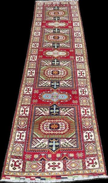 Afghaan Kazak loper - (unused) - handgeknoopt - wol - nieuw, Nieuw
