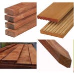 Hardhouten planken voor schutting, terras en vlonder, Planken, Nieuw, Ophalen of Verzenden, Hardhout
