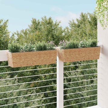 vidaXL Plantenbakken 2 st waterhyacint, Overige materialen, Minder dan 30 cm, Verzenden, Minder dan 60 cm