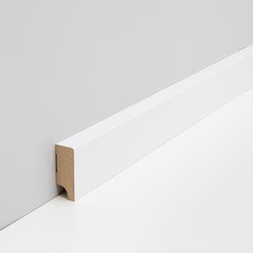 JOKA Plint MDF folie CUBE 16x40mm Wit WS16 (JOKA Plinten), Overige materialen, Verzenden, 50 tot 150 cm, Overige typen
