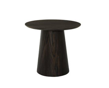 Salontafel Novero rond 50 cm - Espresso, Ophalen of Verzenden, Nieuw