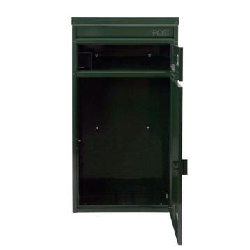 SafePost 65 brievenbus met pakketvak staal - groen, Verzenden, Nieuw