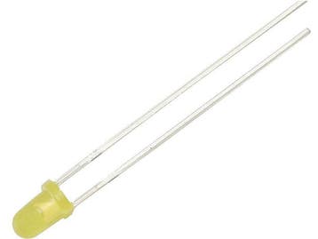 LED Diode - 3mm - Geel mat - 100 stuks, Ophalen of Verzenden, Nieuw, Overige typen