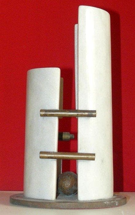 Jesús Castelló (1952) - sculptuur, Soledad - 30 cm - Carrara, Antiek en Kunst, Antiek | Overige Antiek