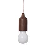 ProPlus Retro hanglamp - Houtmotief - LED - Warm licht -..., Caravans en Kamperen, Ophalen of Verzenden, Nieuw