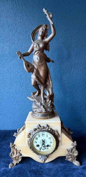 Figurale pendule, Henryk Kossowski (1851 - 1921) - Antiek -