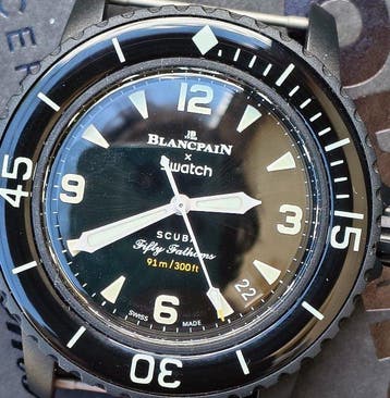 Blancpain x Swatch - Scuba Fifty Fathoms - Zonder, Nieuw