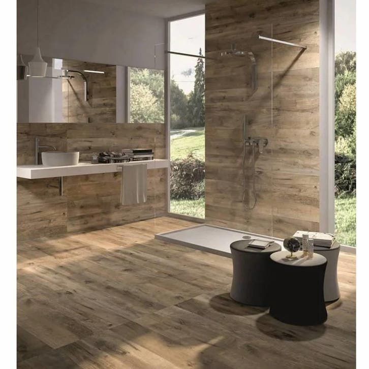 Vloertegel Masai Beige (Houtlook) 30X120 Cm (prijs per m2), Doe-het-zelf en Verbouw, Tegels, Ophalen of Verzenden